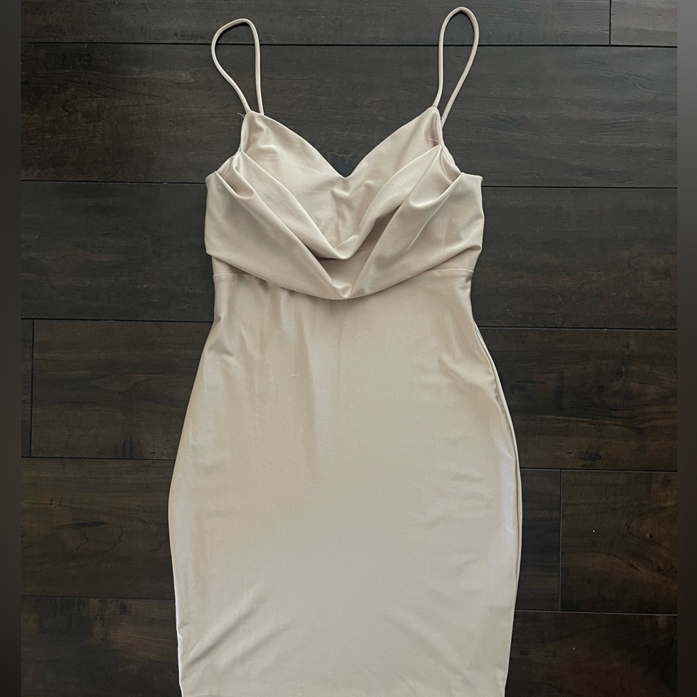 Padded ivory body on dress